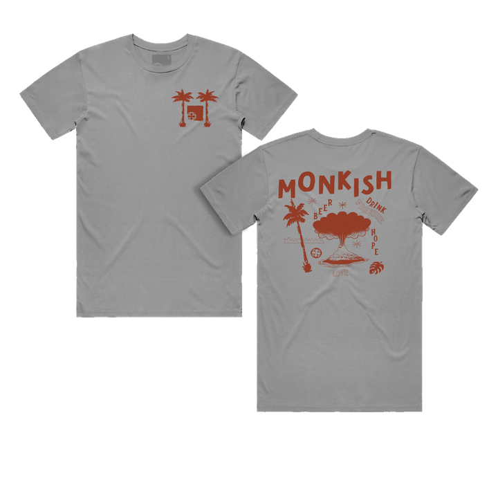 Tee: Tiki Grey