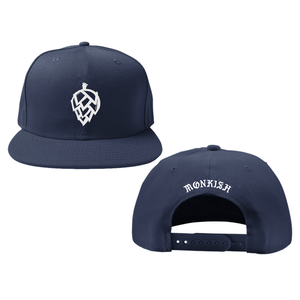 Snapback (NEW ERA): Navy Blue with White Hop