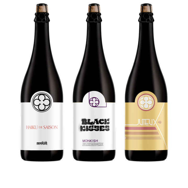 Mixed Bottle Set: Haiku de Saison, Black Kisses, Juteux (3 x 750ml bottles total)